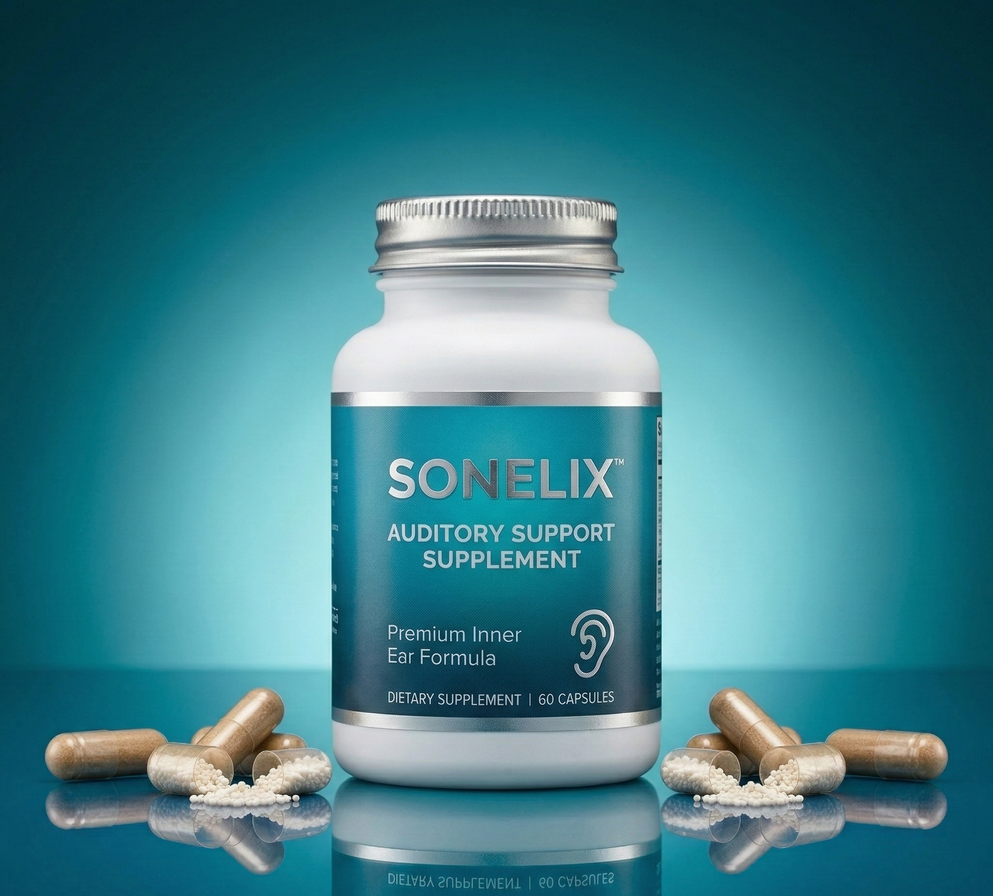 Sonelix – výživový doplnok na podporu sluchu, balenie 30 kapsúl